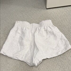 Reformation linen shorts